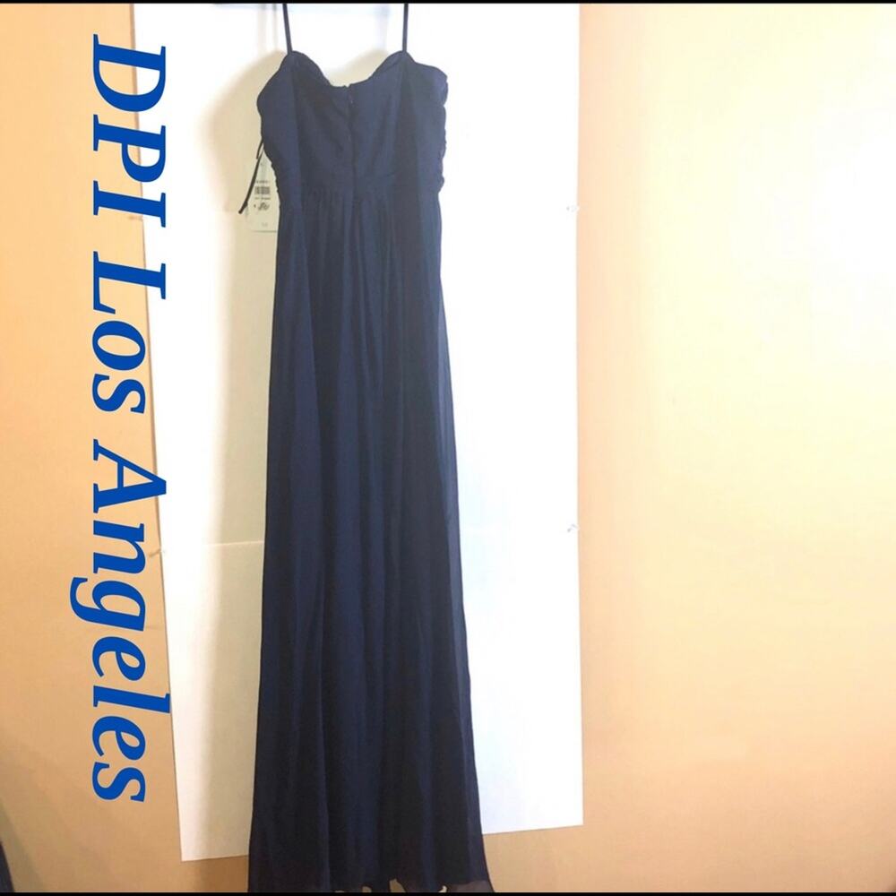 DPI Los Angeles Navy Blue Evening Gown. NWT